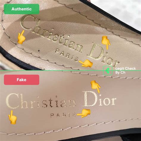 christian dior slides real vs fake|are dior shoes real.